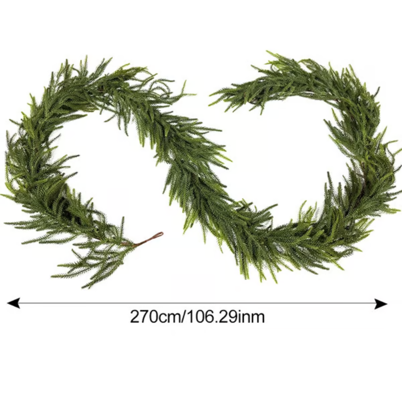 🎄 Real Touch Deluxe Norfolk Pine Garland 🎄