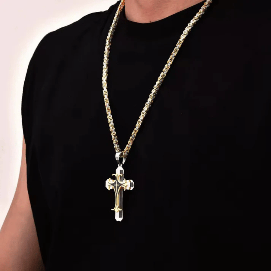 Holy Trinity Christian Cross Necklace