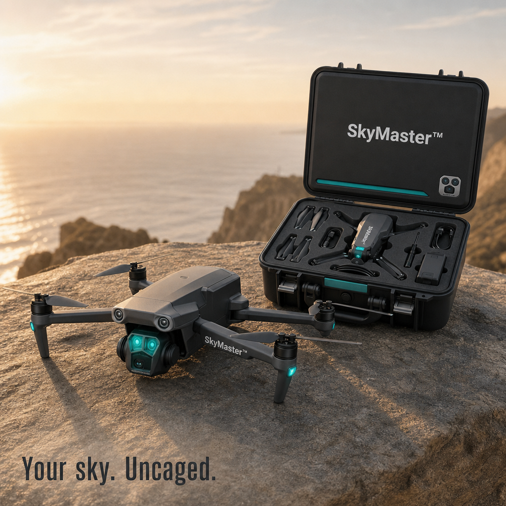 SkyMaster™ Foldable 4K Camera Drone with Gimbal