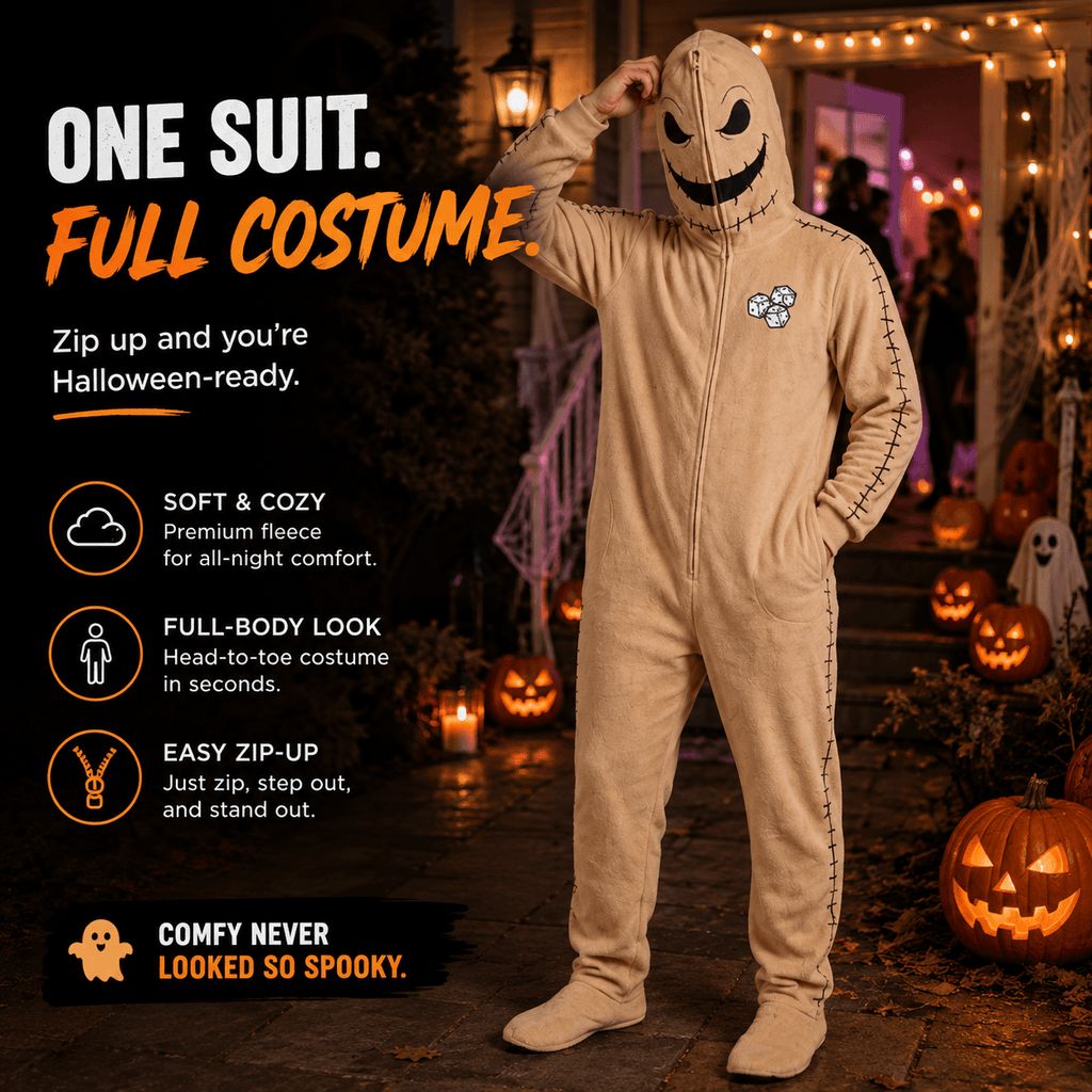 Spookysnug™ Full-Body Halloween Character Onesie