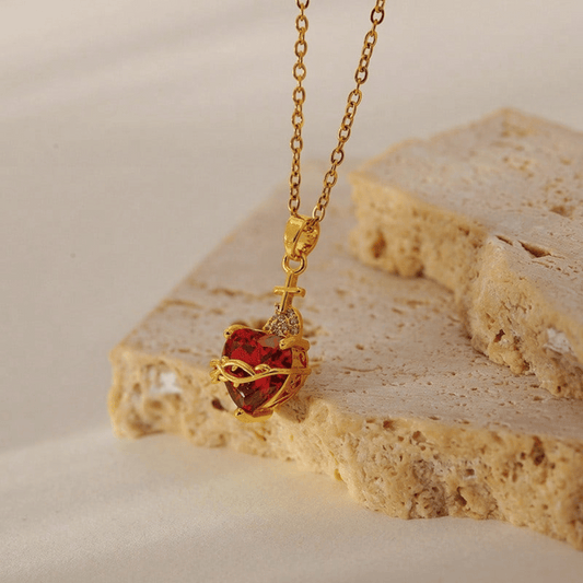 Redeemer Heart™ Sacred Necklace – A Symbol of Christ’s Sacrifice, Faith, and Mercy