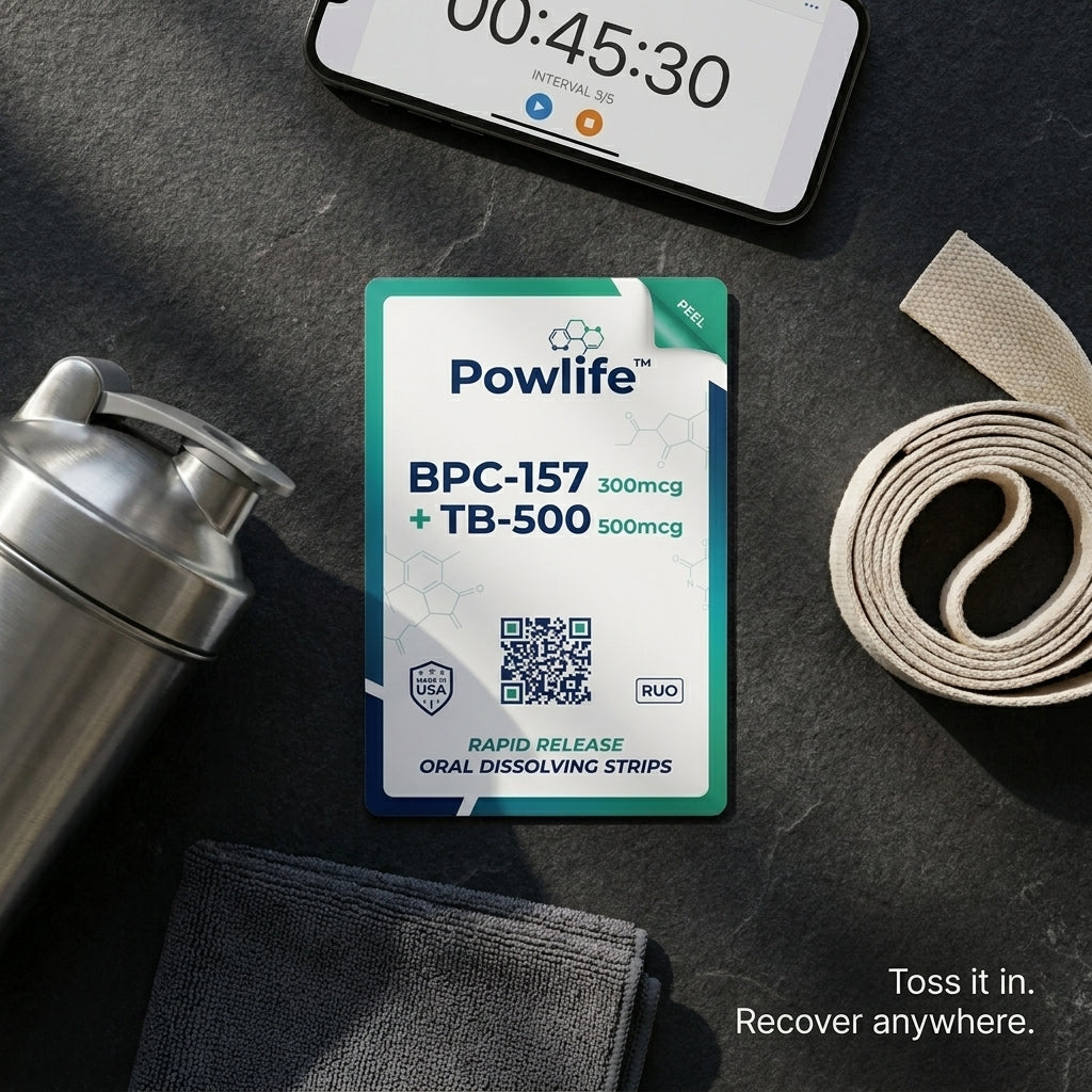 Powlife™ BPC-157 & TB-500 Oral Strips
