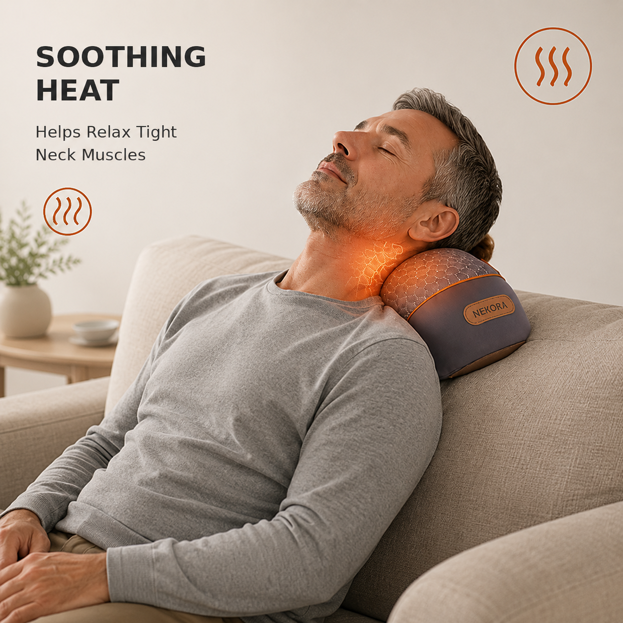 Neckora™ Ergonomic Neck Traction & Massage Pillow