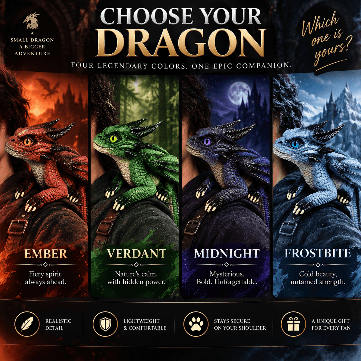 Drakebound™ — Shoulder Dragon