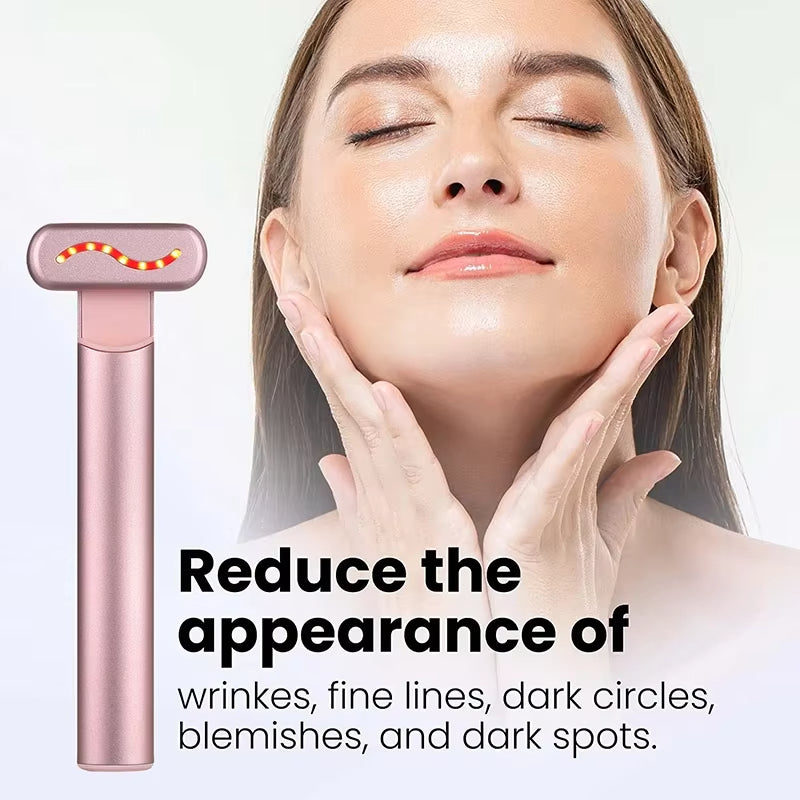 Derm™- 4-in-1 LED Red Light Therapy Facial Wand