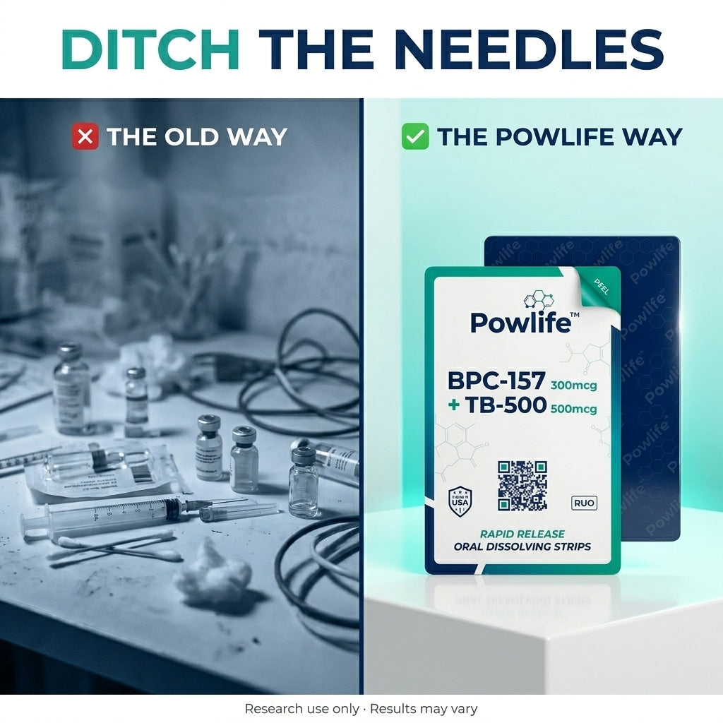 Powlife™ BPC-157 & TB-500 Oral Strips