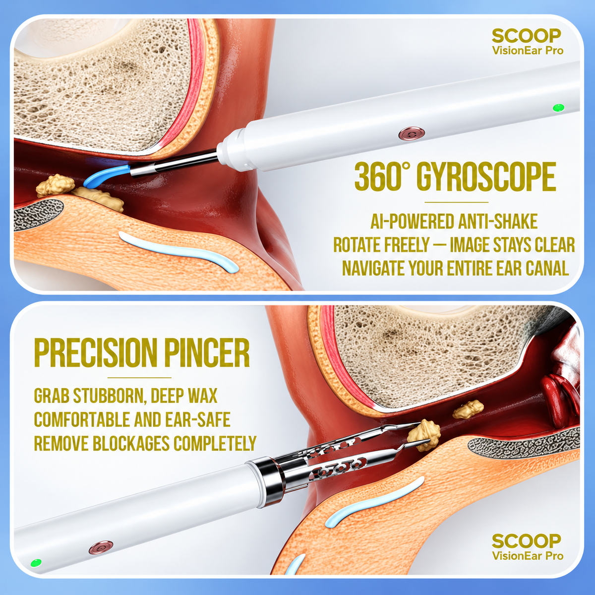 SCOOP VisionEar — The cleanest your ears have ever been