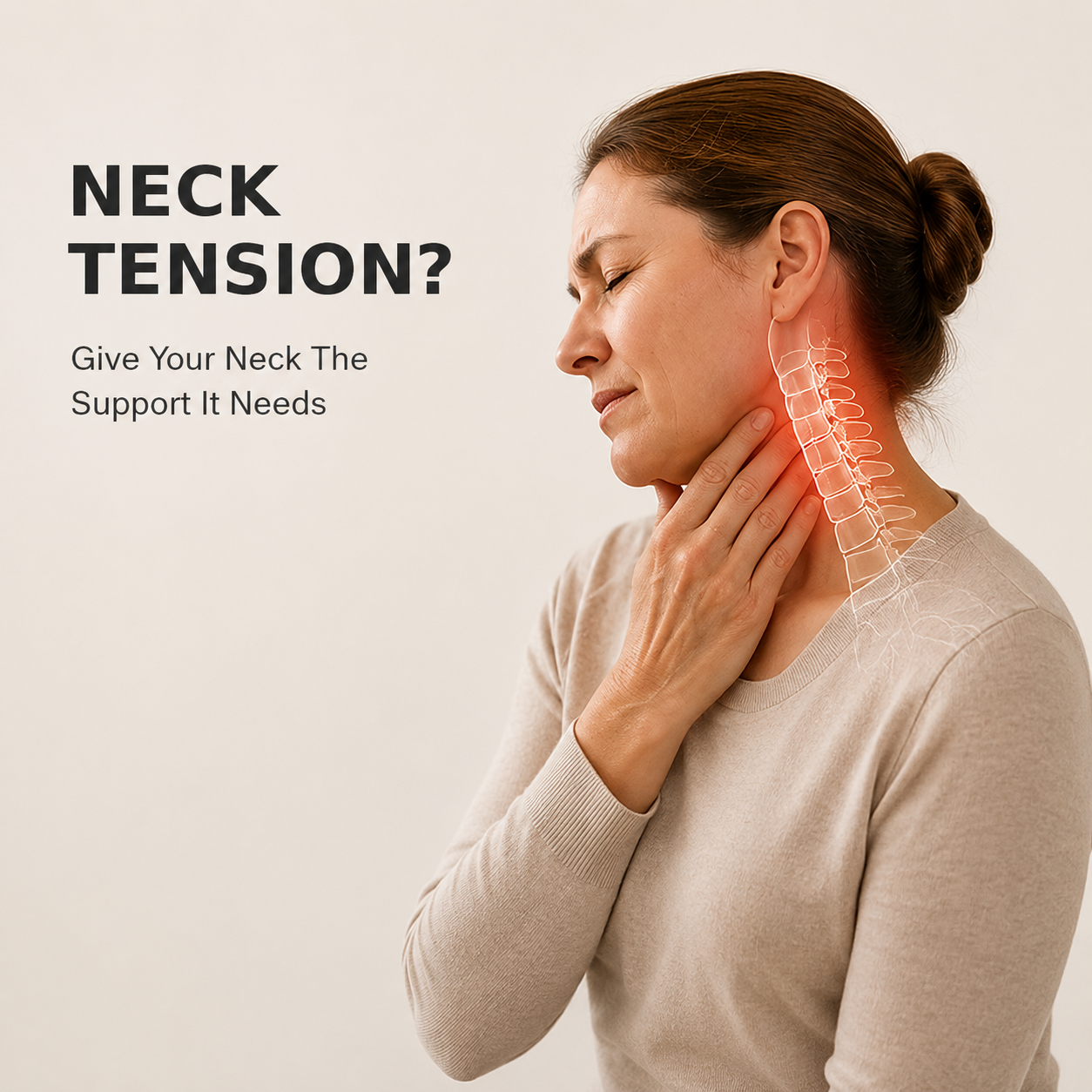 Neckora™ Ergonomic Neck Traction & Massage Pillow