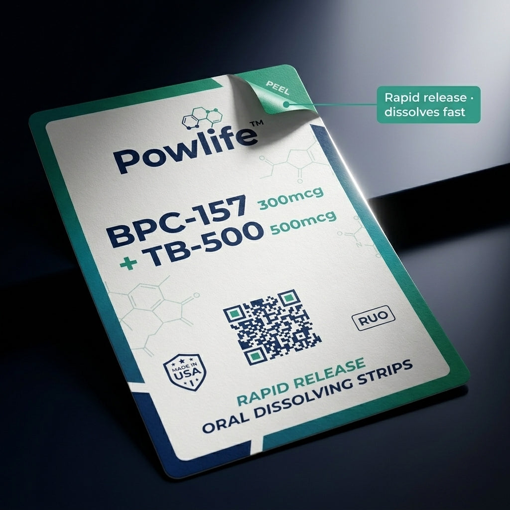 Powlife™ BPC-157 & TB-500 Oral Strips