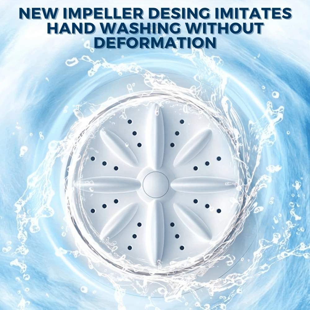 WashEase™ - High-Powered Mini Smart Washer