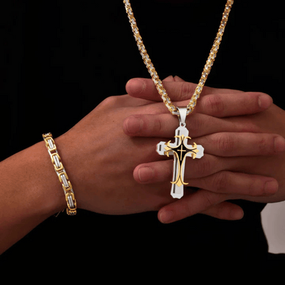 Holy Trinity Christian Cross Necklace