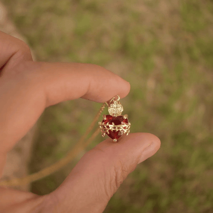Redeemer Heart™ Sacred Necklace – A Symbol of Christ’s Sacrifice, Faith, and Mercy