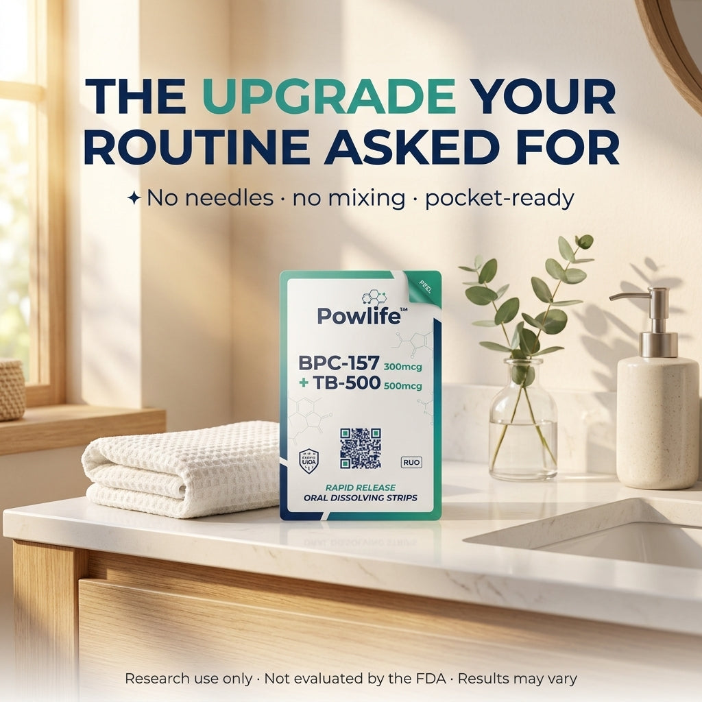 Powlife™ BPC-157 & TB-500 Oral Strips
