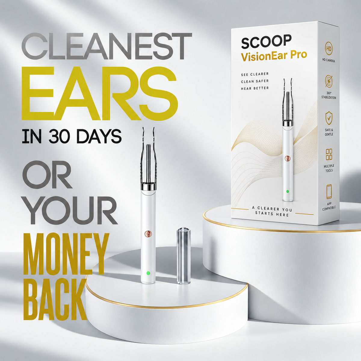 SCOOP VisionEar — The cleanest your ears have ever been