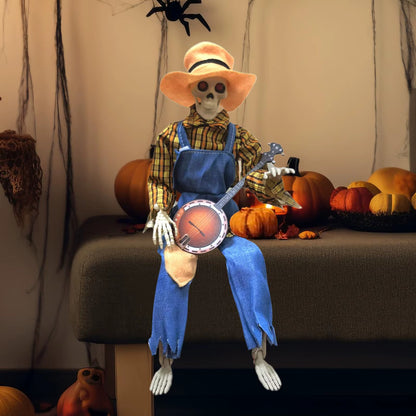Scary™- Animated Skeleton with Banjo