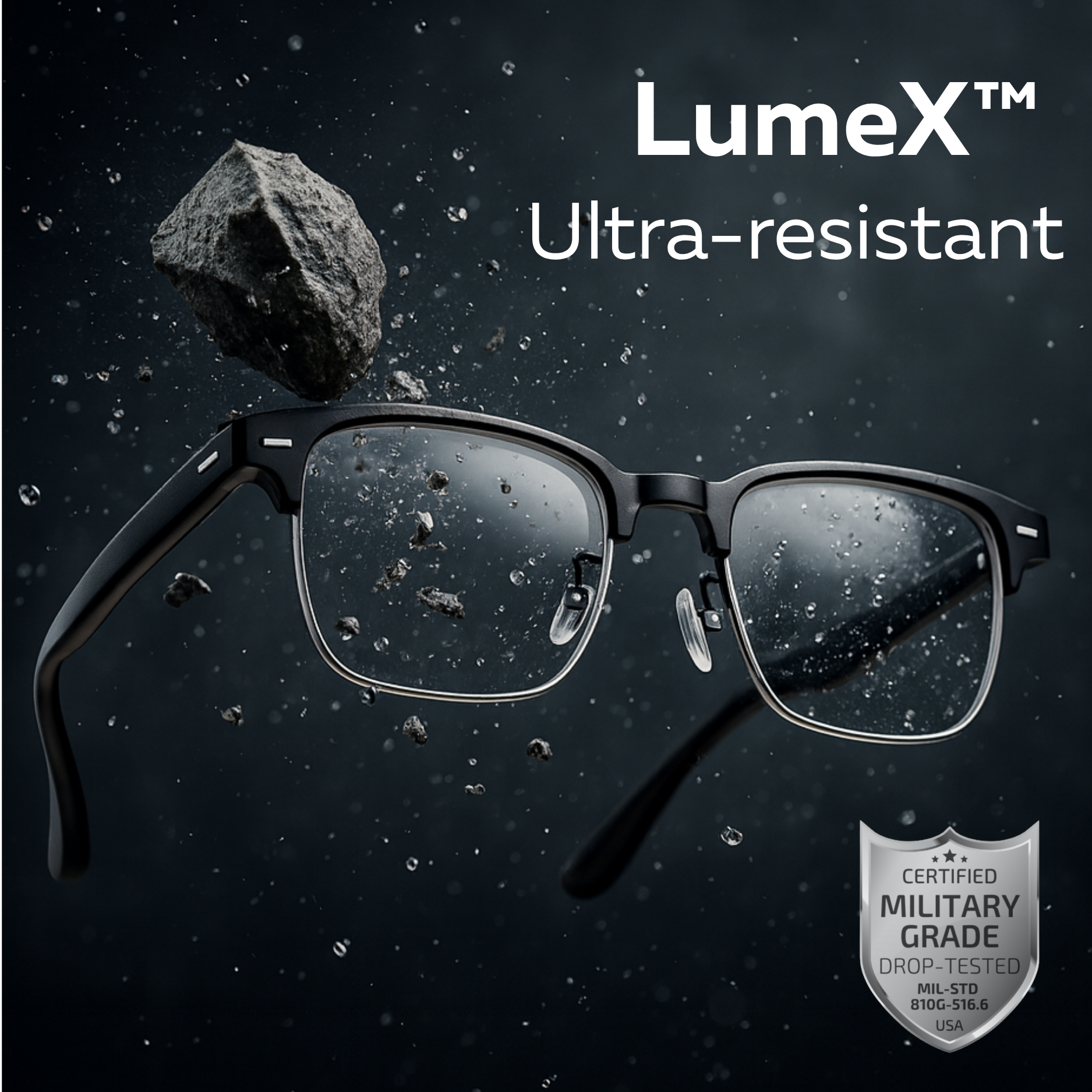 LumeX™ AI-Adaptive Smart Glasses
