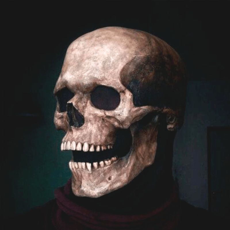 SkullMask™ Realistic Moving Jaw Skull Mask