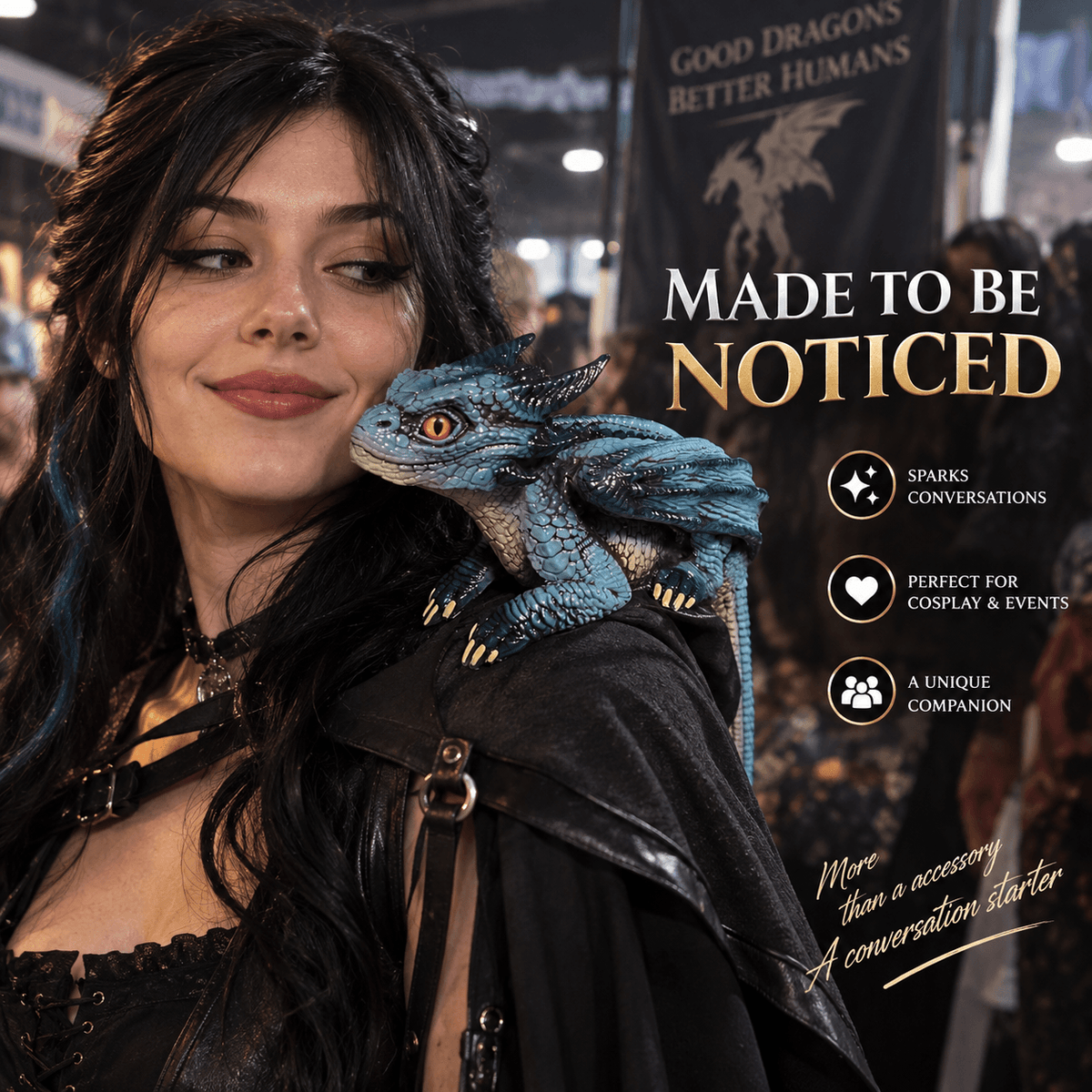 Drakebound™ — Shoulder Dragon
