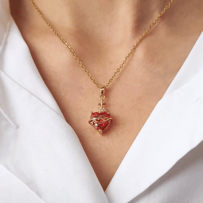 Redeemer Heart™ Sacred Necklace – A Symbol of Christ’s Sacrifice, Faith, and Mercy