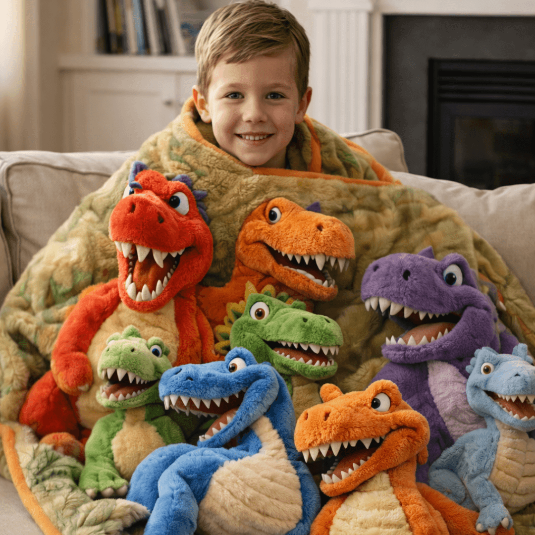 SnuggleSaurus™ 3D Sensory Blanket