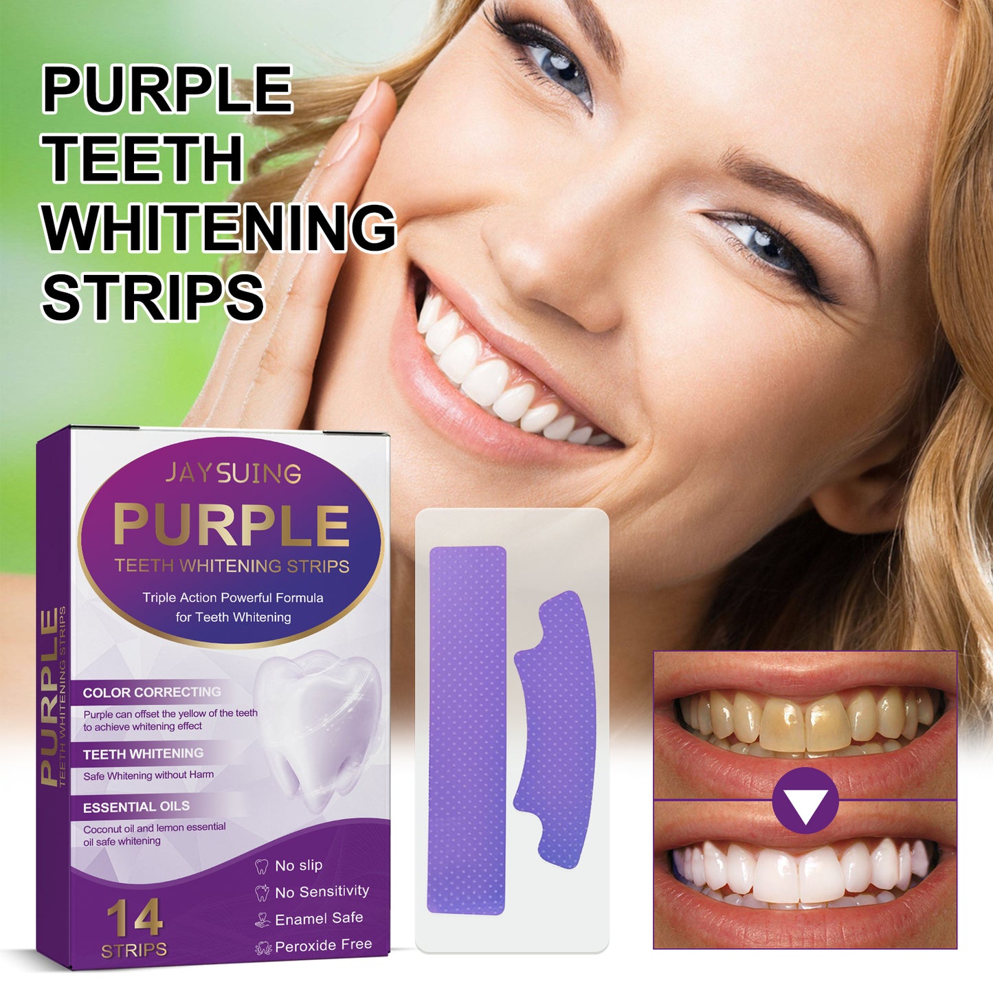 PurpleT™ – Smile Care Purple Whitening Strips
