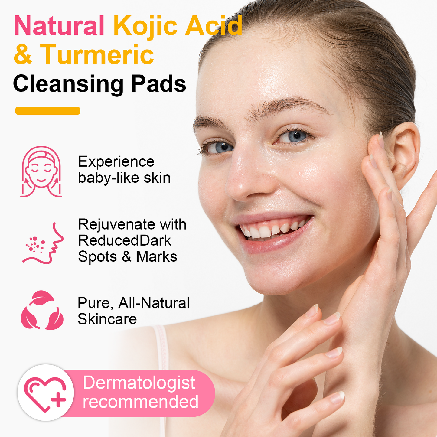 Gloxy™- Cleansing glow pads (Kojic + Turmeric)