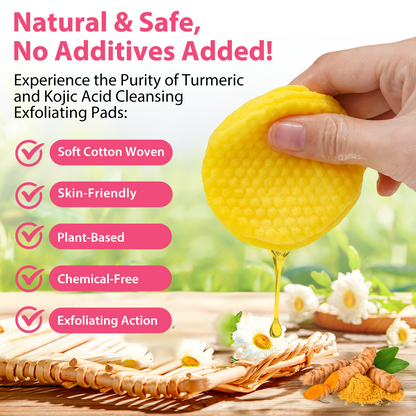 Gloxy™- Cleansing glow pads (Kojic + Turmeric)
