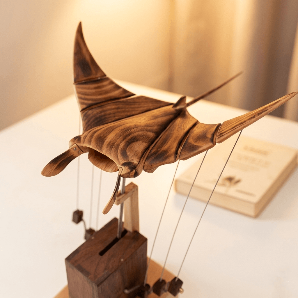 Watch Solid Wood Swim Right on Your Desk