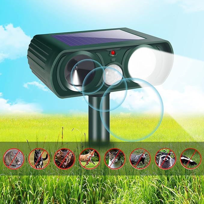 EcoG™- Solar Powered Ultrasonic Animal Repellent (Copy)