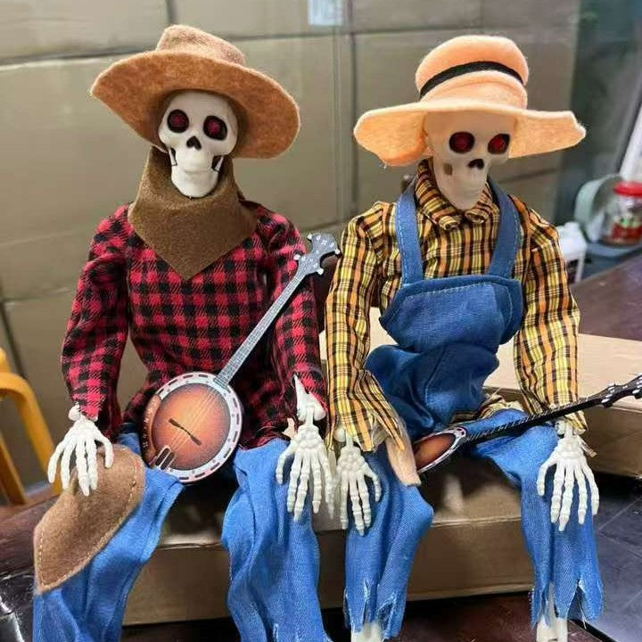 Scary™- Animated Skeleton with Banjo