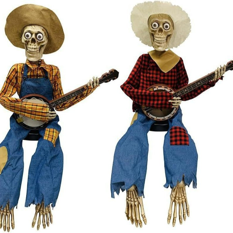 Scary™- Animated Skeleton with Banjo