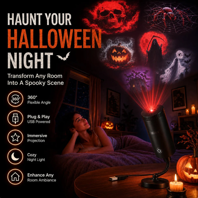 Halloween 3D Projector
