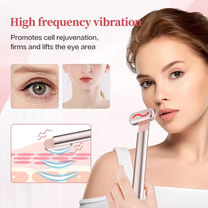 Derm™- 4-in-1 LED Red Light Therapy Facial Wand