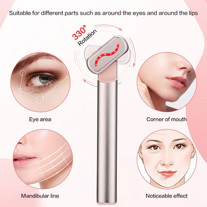 Derm™- 4-in-1 LED Red Light Therapy Facial Wand