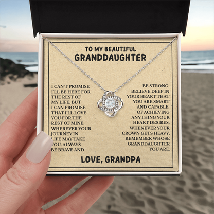 Unbreakable Bond™ NecklaceTo My Beautiful Granddaughter