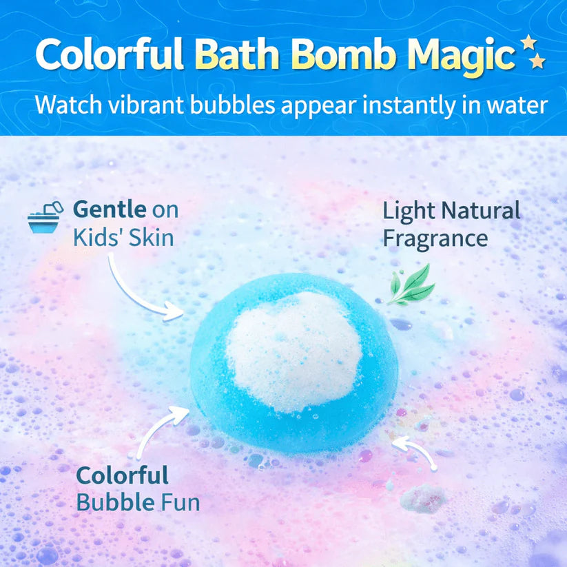 SplashPal™: Rainbow Bath Bombs with Surprise Friends