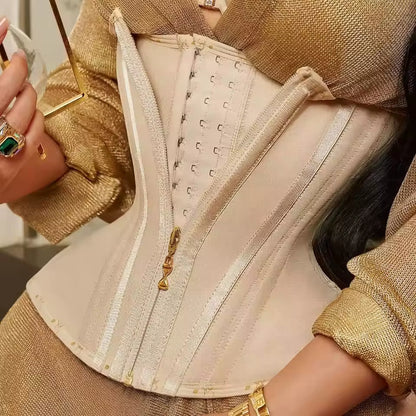 SculptZip™- Shaping Waist with Closure For Maximum Control.