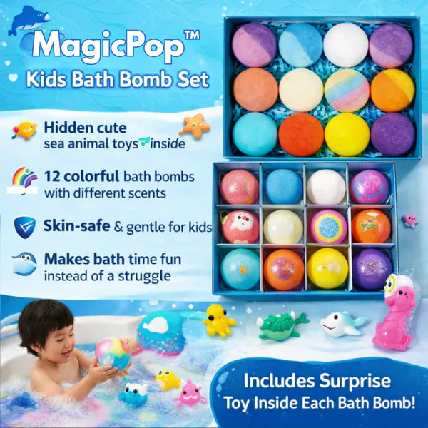 SplashPal™: Rainbow Bath Bombs with Surprise Friends