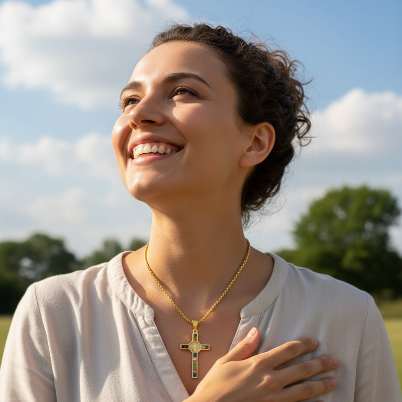 ✝️ Divine Light Cross™ A Symbol of Faith, Strength & Grace