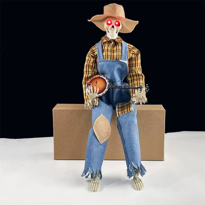 Scary™- Animated Skeleton with Banjo