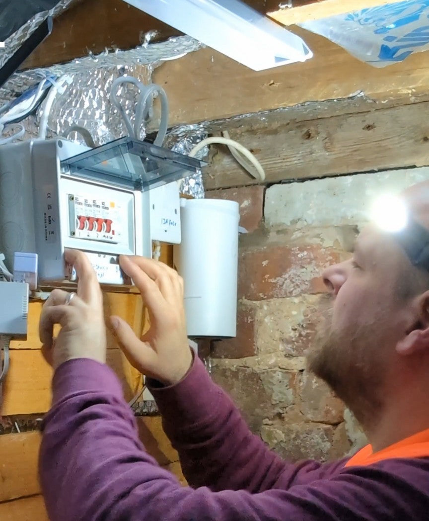 Working on a fuse box with HALO