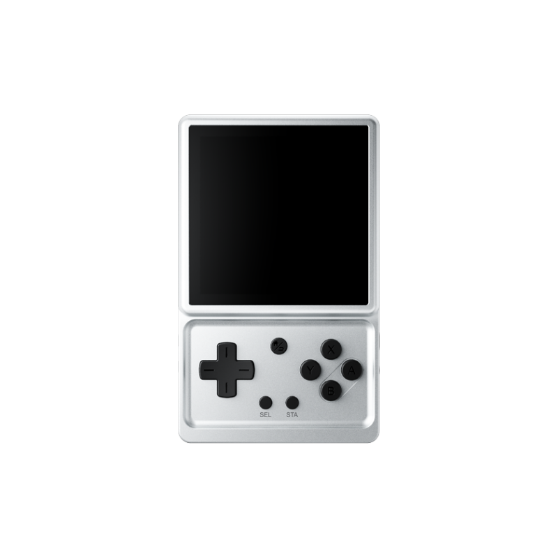 Kubi retro handheld console in Aurora Silver