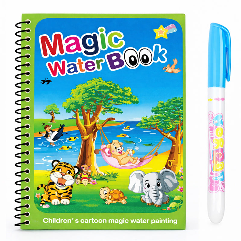 Magic Water Drawing Coloring Book
