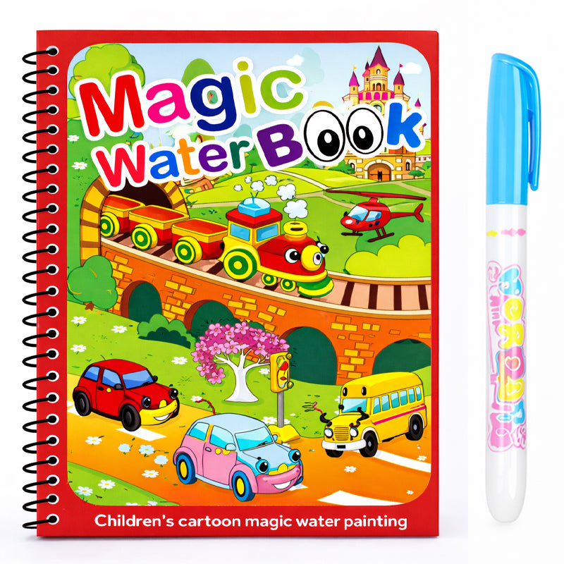 Magic Water Drawing Coloring Book
