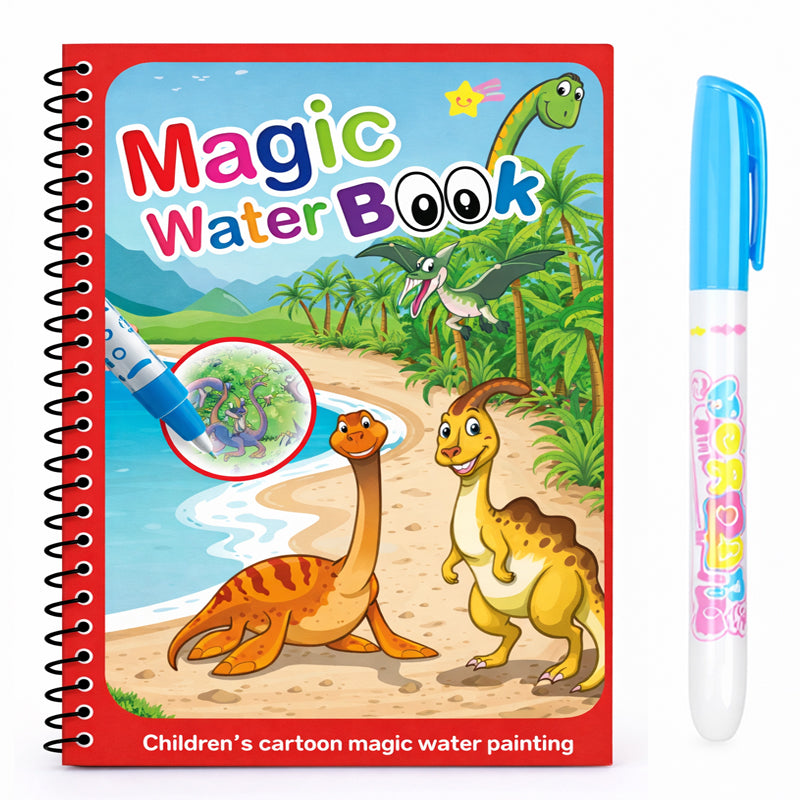 Magic Water Drawing Coloring Book
