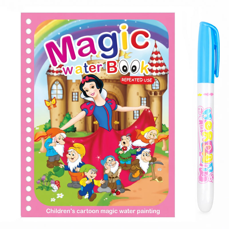 Magic Water Drawing Coloring Book