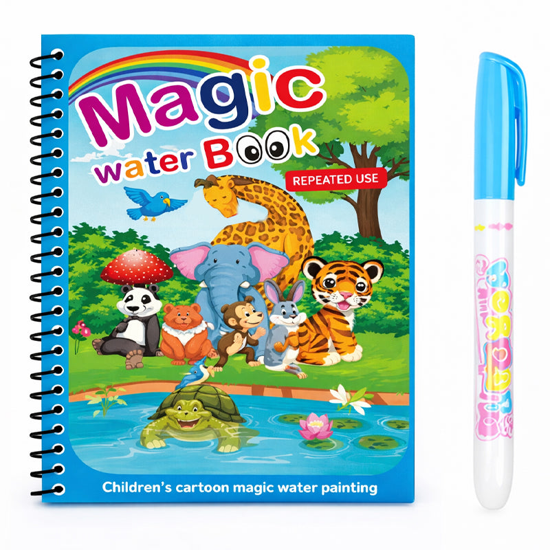 Magic Water Drawing Coloring Book