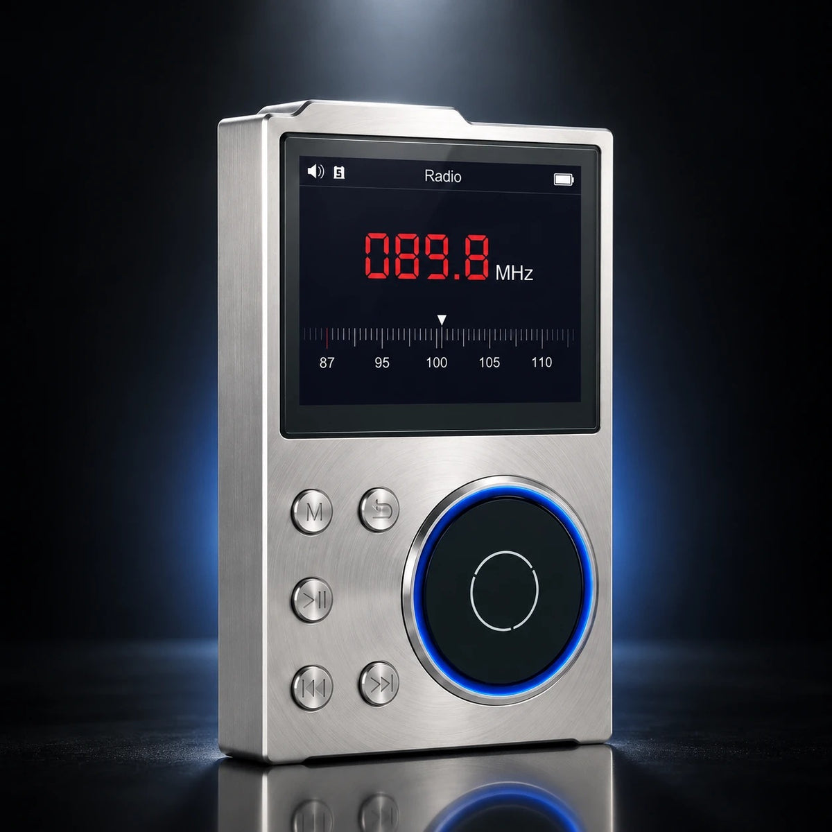 Noctave FM radio screen
