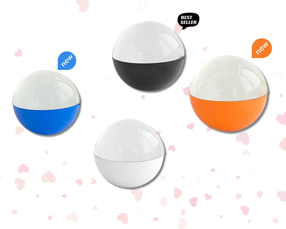 Orbie in white, black, blue and orange