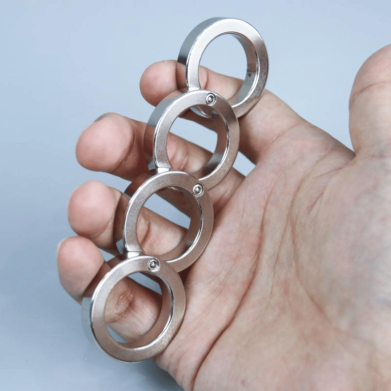 Orbitik™ Minimalist metal rings engineered to spin away anxiety